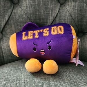 Plush Sports Megaphone Purple and Yellow Plush Toy